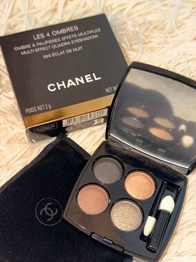 CHANEL 388 Les 4 Ombres Eyeshadow Palette - Brown, Gold, Bronze, Taupe